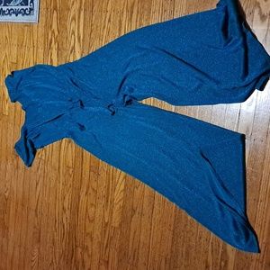 Glitter jumpsuit size 12 asos once worn wide leg